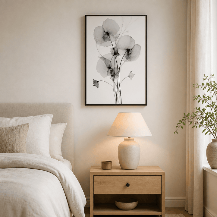 Room mockup featuring Transparent Botanic No1 Art Print