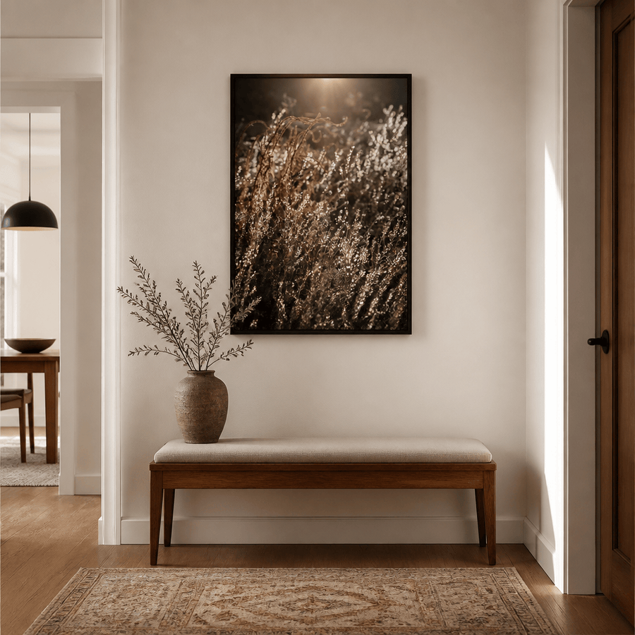 Warm Winter Light 4 Photo Print in a room setting