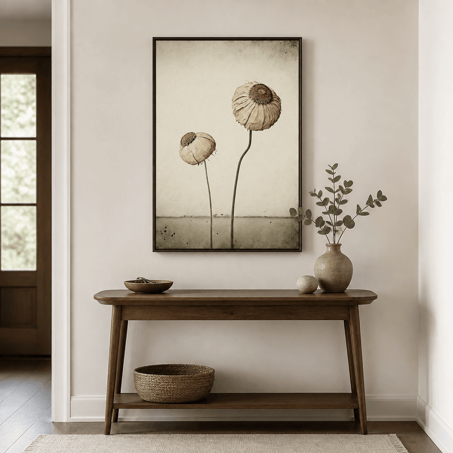 Whispering Blooms Photo Print in a room setting