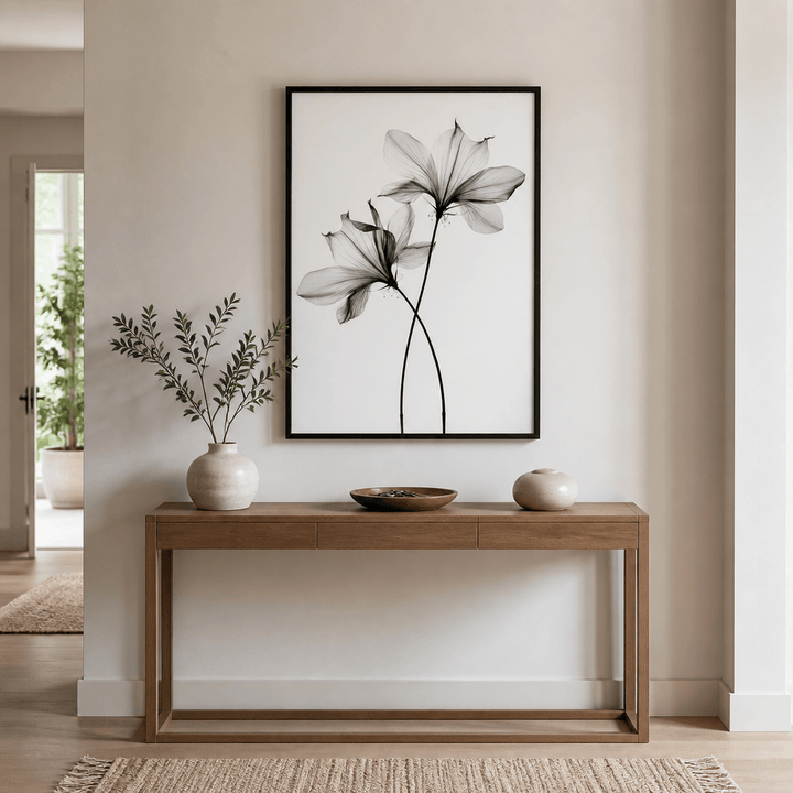 Room mockup featuring Whispers of Petals Photo Print