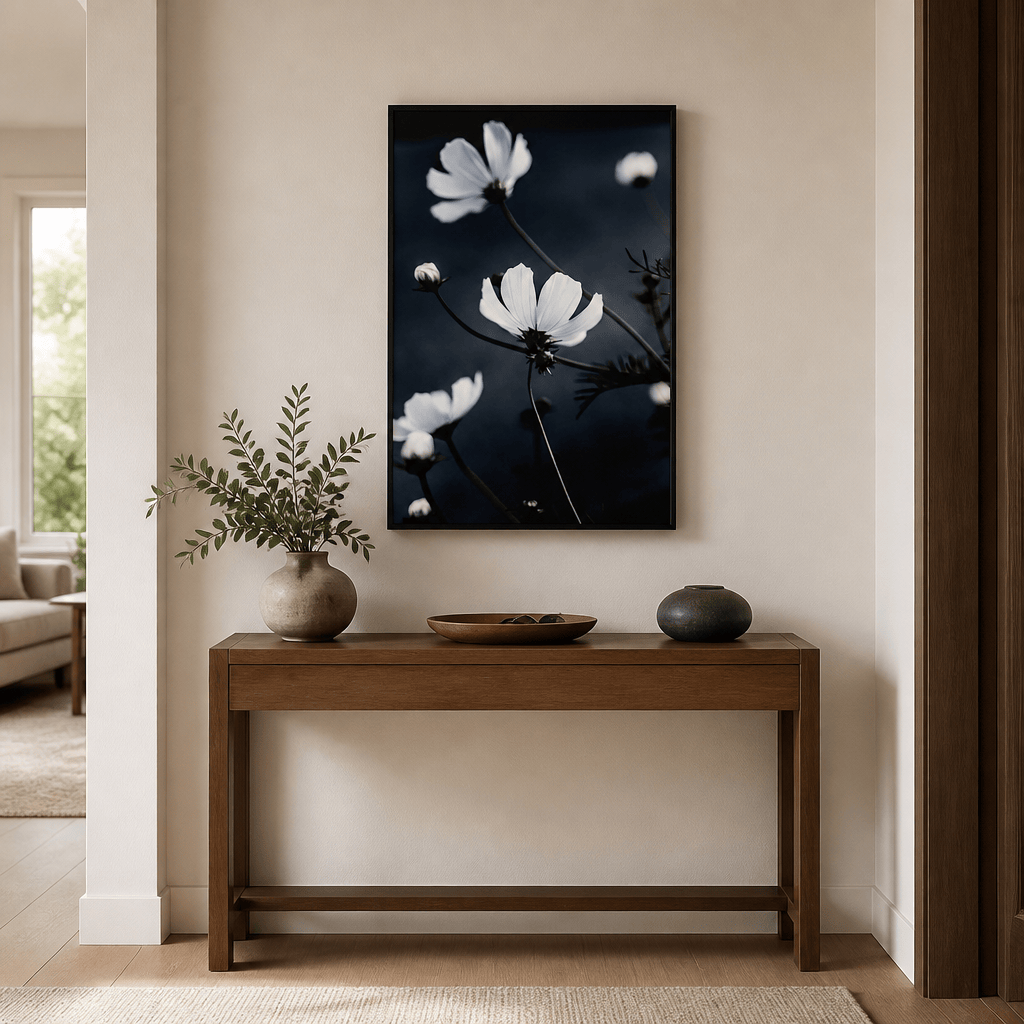 Room mockup featuring Wild Flowers 1 Photo Print