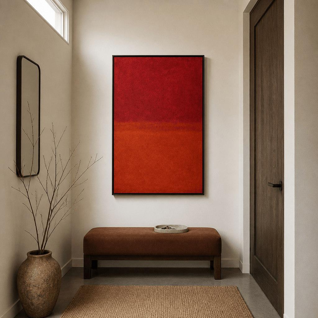 Room mockup featuring Days of Wine and Roses Art Print