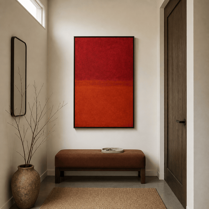 Room mockup featuring Days of Wine and Roses Art Print