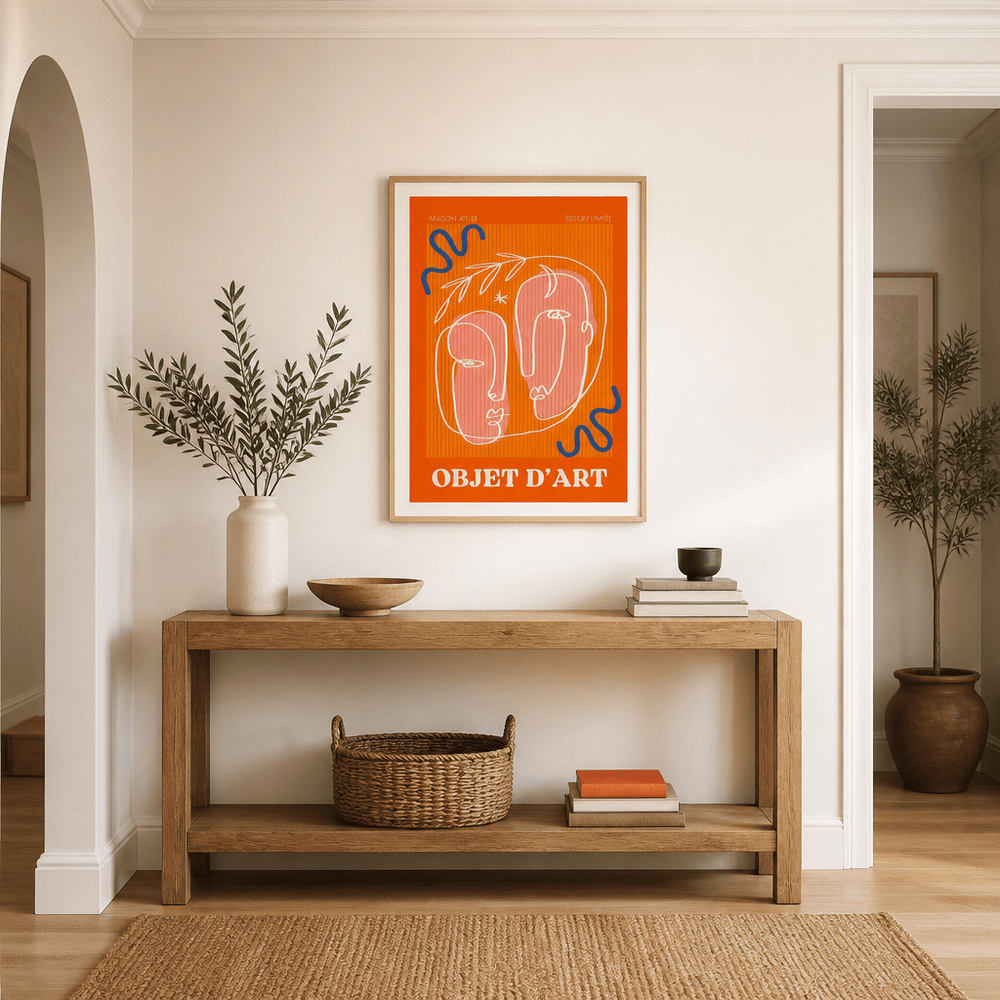 Room mockup featuring Objetdartno04 Art Print