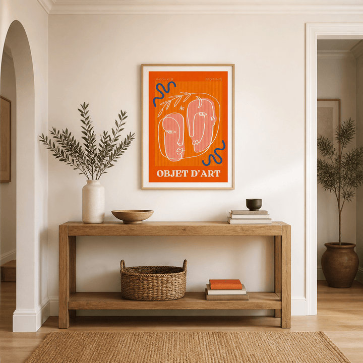 Room mockup featuring Objetdartno04 Art Print