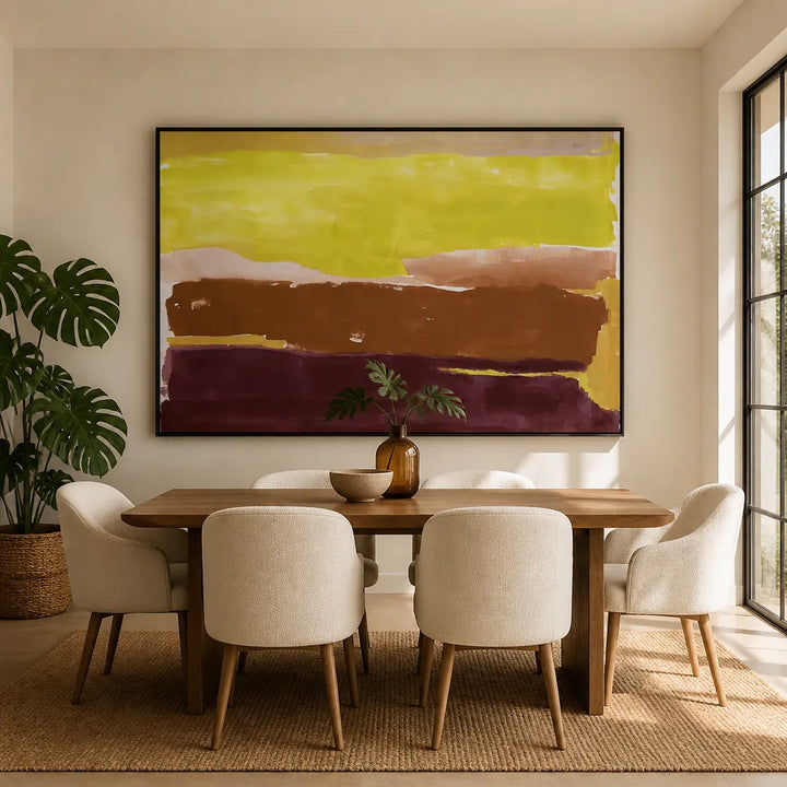 Room mockup featuring Adventures Art Print