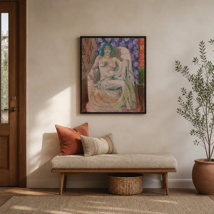 Room mockup featuring Moorish Woman by Matisse Art Print
