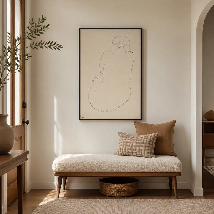 Room mockup featuring Seated Nude by Henri Matisse Art Print