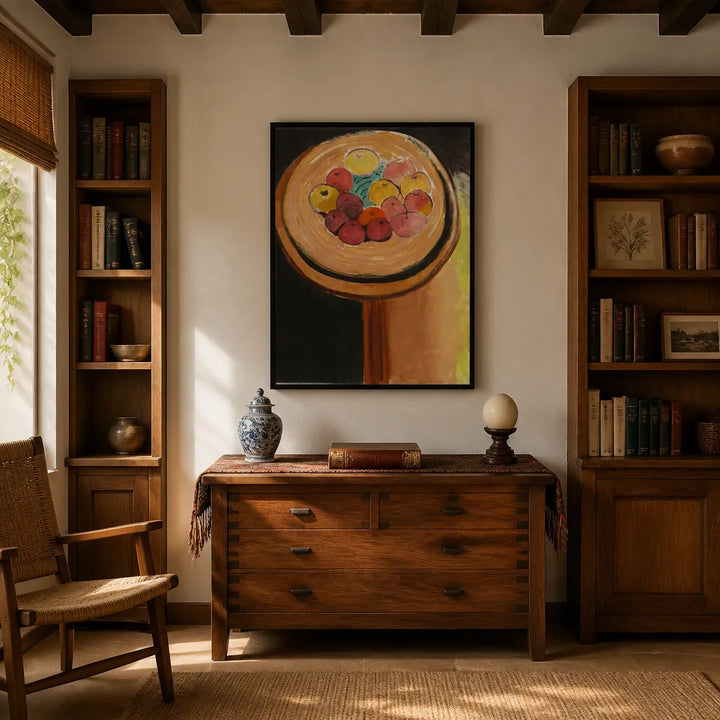 Room mockup featuring Apples by Henri Matisse Art Print
