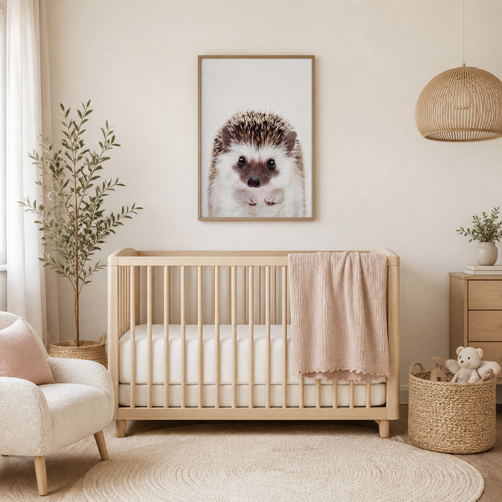 Room mockup featuring Cute Little Hedgehog Photo Print