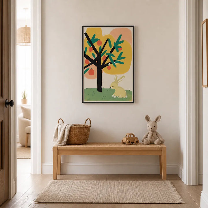 Room mockup featuring Dreaming Under Tree Art Print