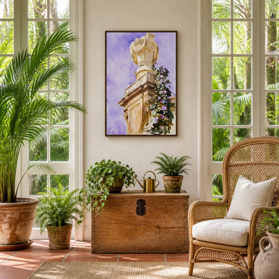 Garden near Lucca by Sargent Art Print in a room setting