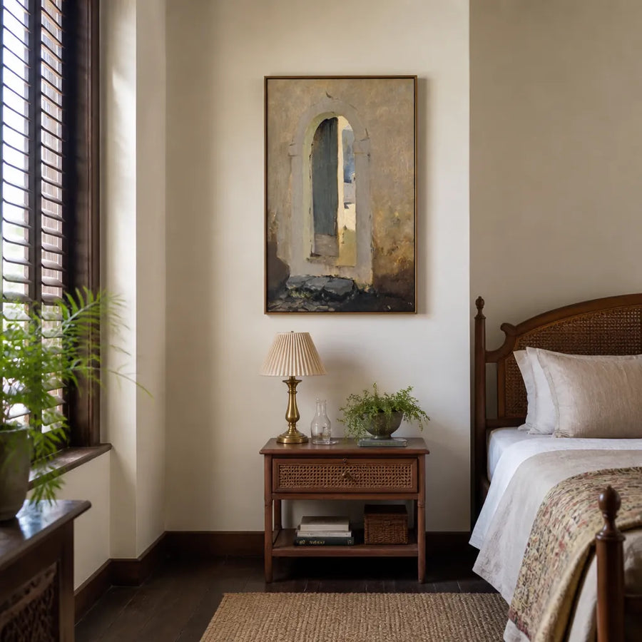 Open Doorway, Morocco by Sargent Art Print in a room setting