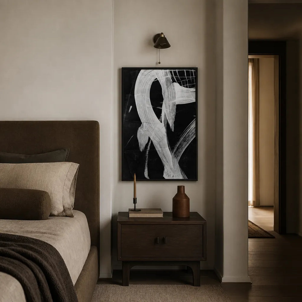 Room mockup featuring Sinking Art Print