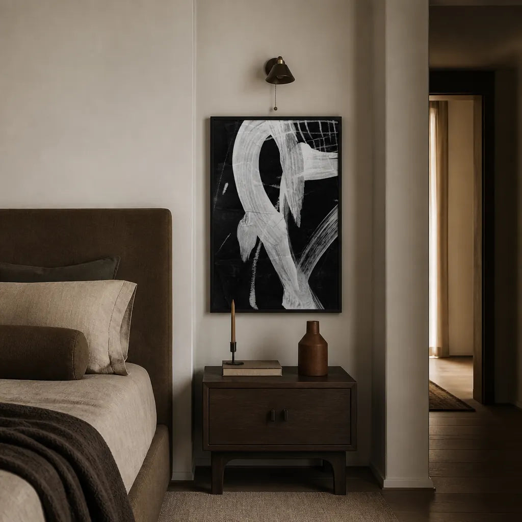 Room mockup featuring Sinking Art Print