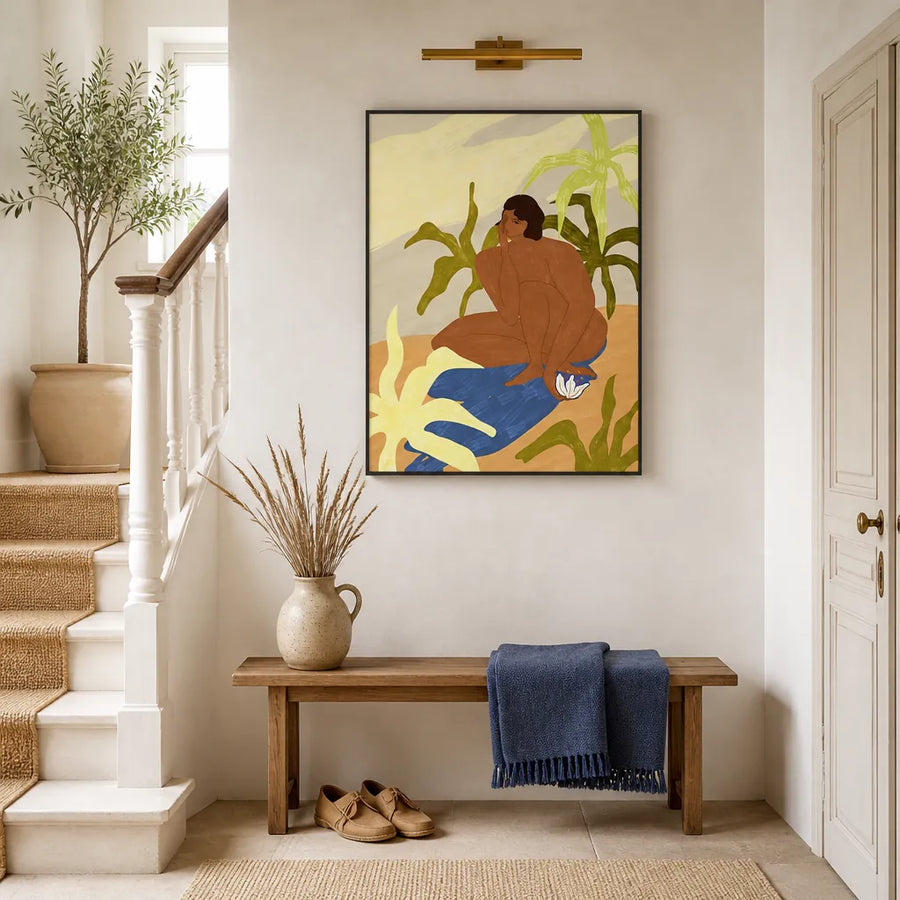 Aunaturel Art Print in a room setting