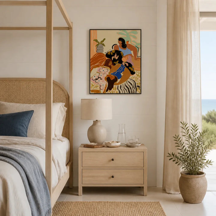Room mockup featuring Cozywozy Art Print