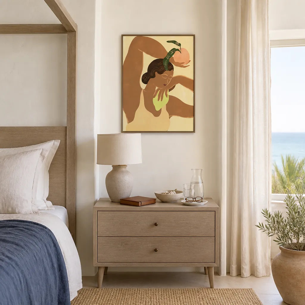 Room mockup featuring Lemonapple Art Print