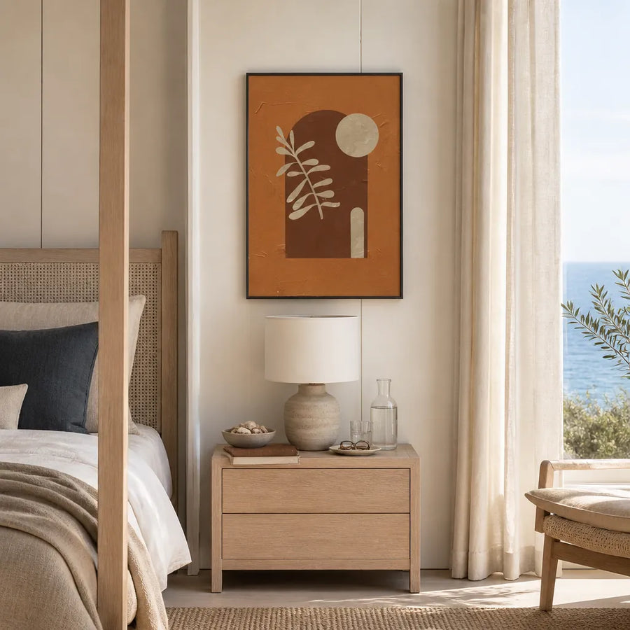 Terracottalineno14 Art Print in a room setting