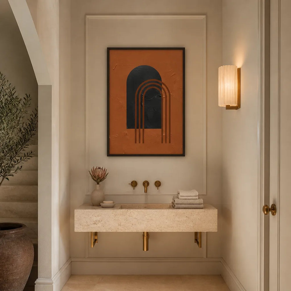 Room mockup featuring Terracottalineno17 Art Print