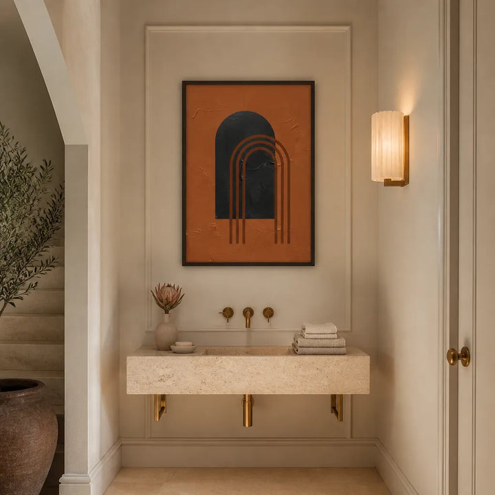 Room mockup featuring Terracottalineno17 Art Print