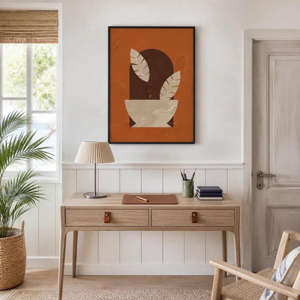 Room mockup featuring Terracottalineno18 Art Print