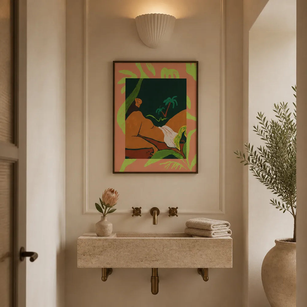 Room mockup featuring Window Art Print