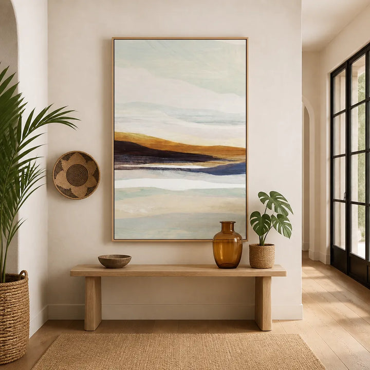 Room mockup featuring Fallow 1 Art Print