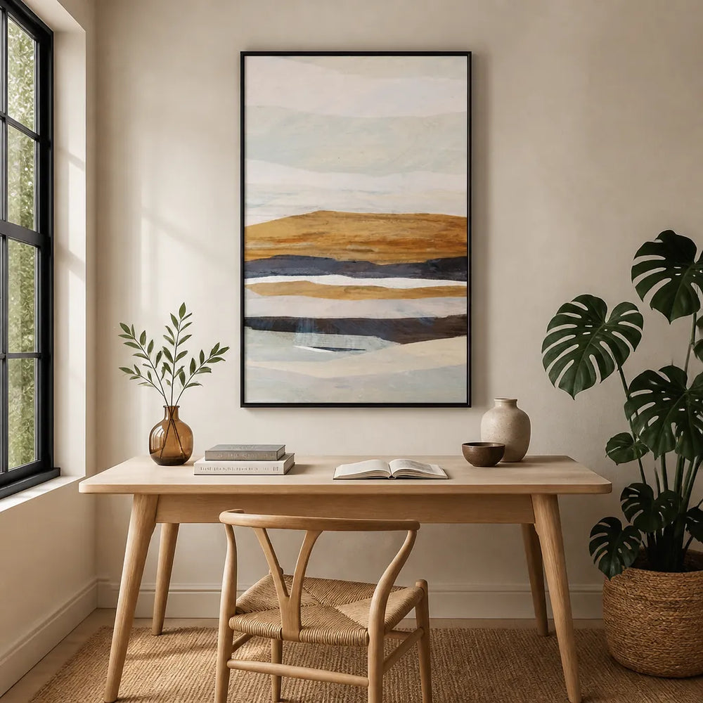 Room mockup featuring Fallow 3 Art Print