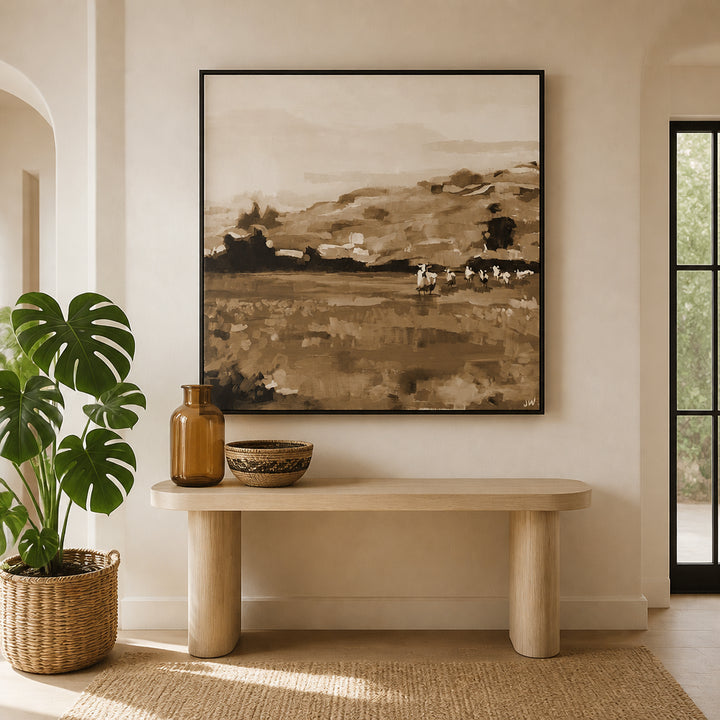 Room mockup featuring Heritage Style Art Print