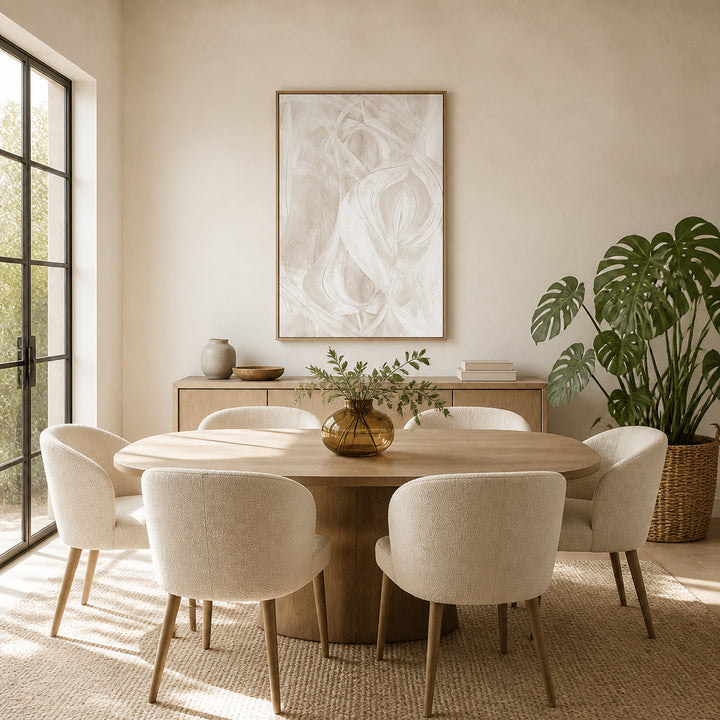 Room mockup featuring Flowing Ethereal Forms Art Print