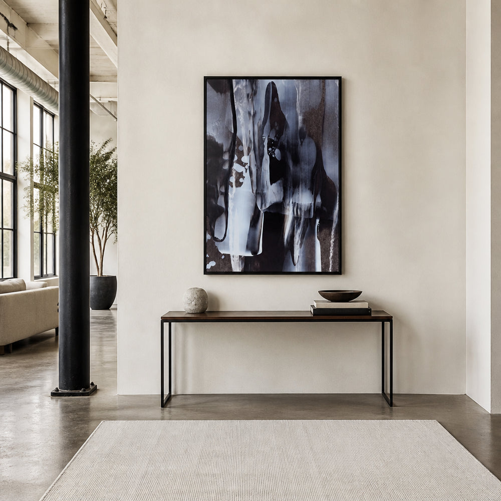 Room mockup featuring Monochrome Meltdown Art Print
