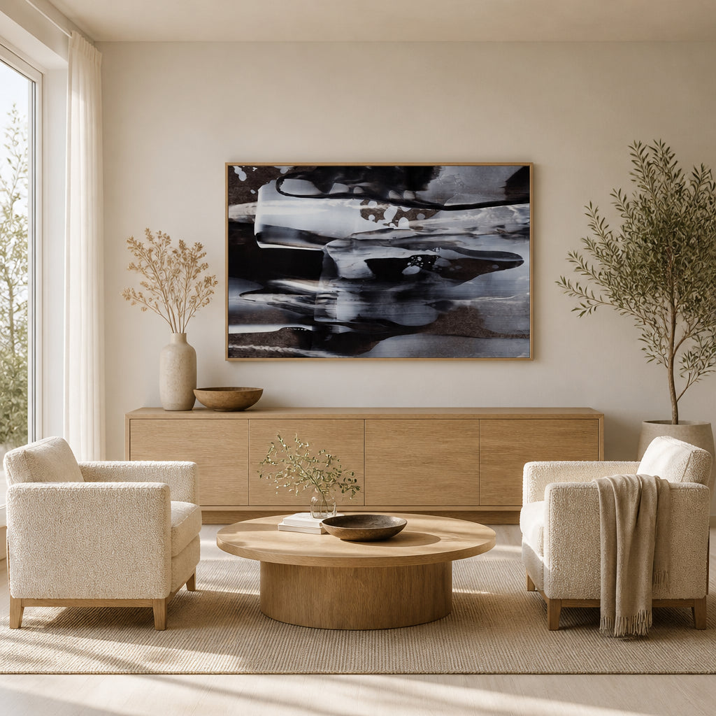 Room mockup featuring Mystic Flow Shapes Art Print