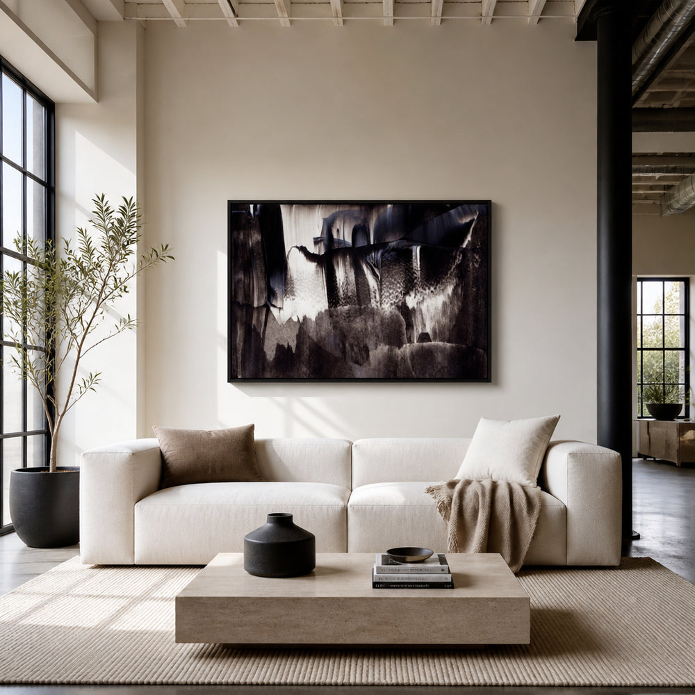 Room mockup featuring Shadows Unveiled Art Print