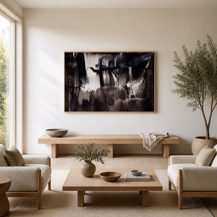 Room mockup featuring Shadows Unveiled Art Print