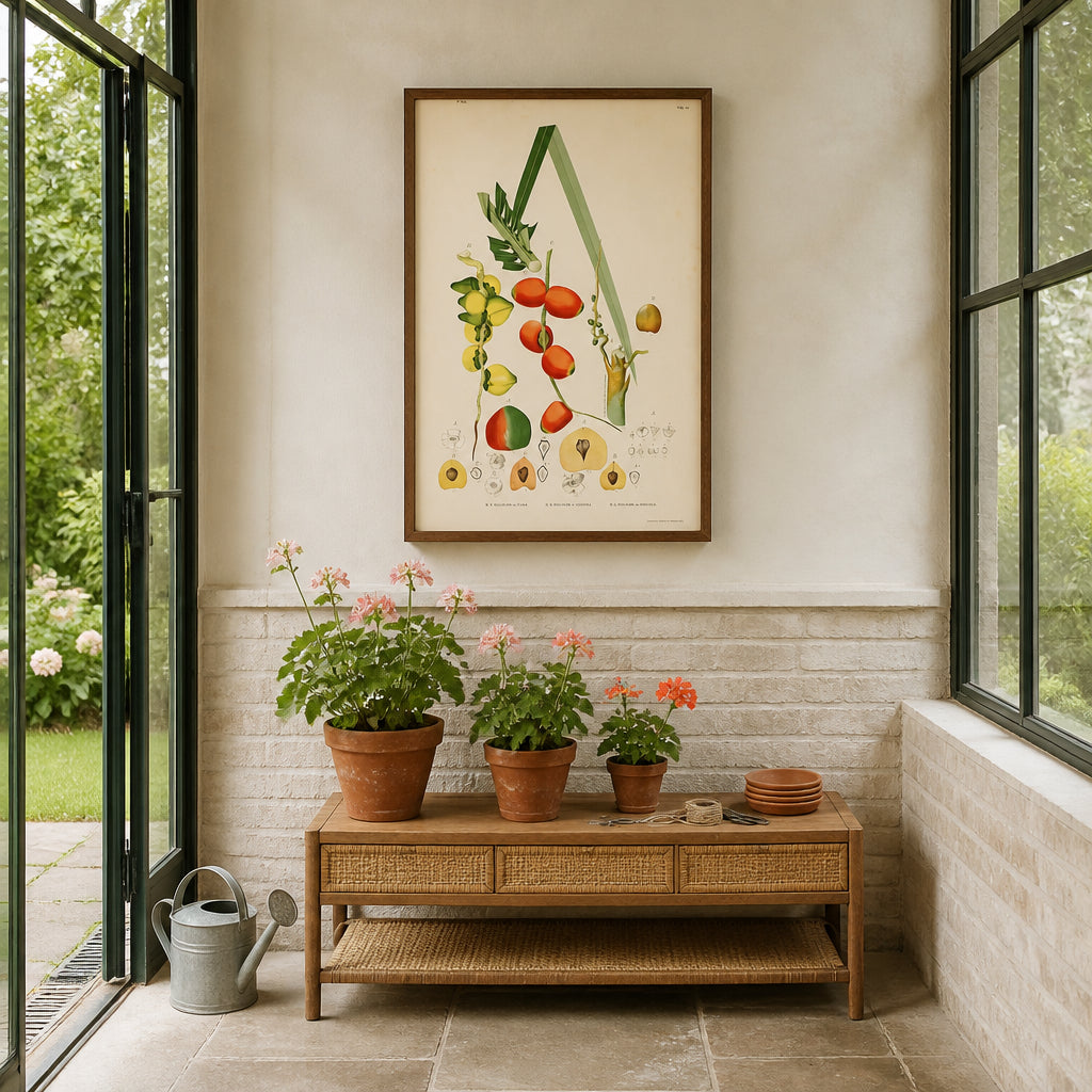 Room mockup featuring Amylocarpus Guilielma by Rodrigues Art Print