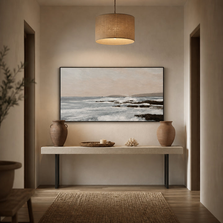 Room mockup featuring Constantine Bay Art Print
