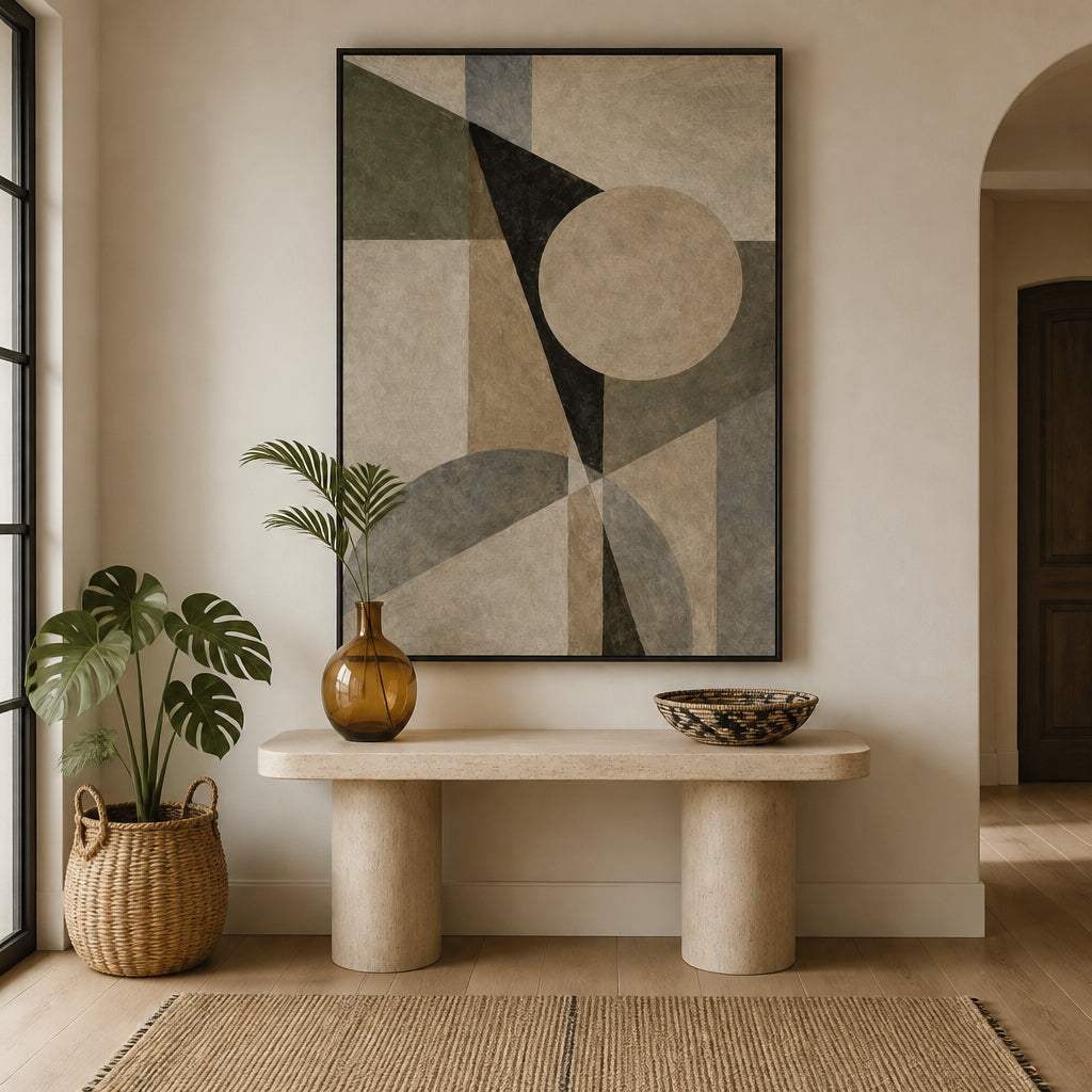 Room mockup featuring Bloomsbury Art Print