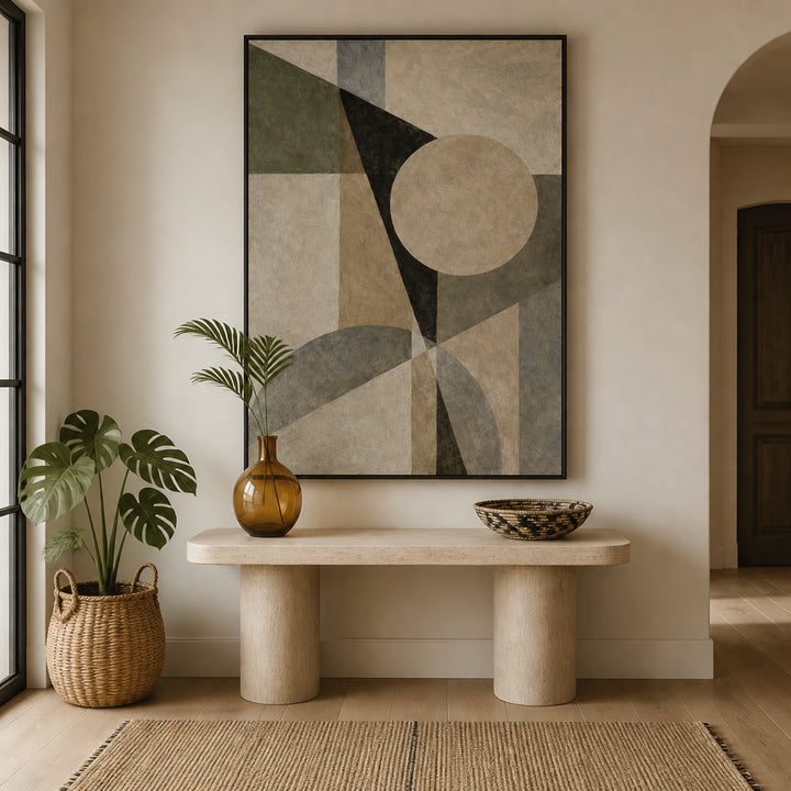 Room mockup featuring Bloomsbury Art Print