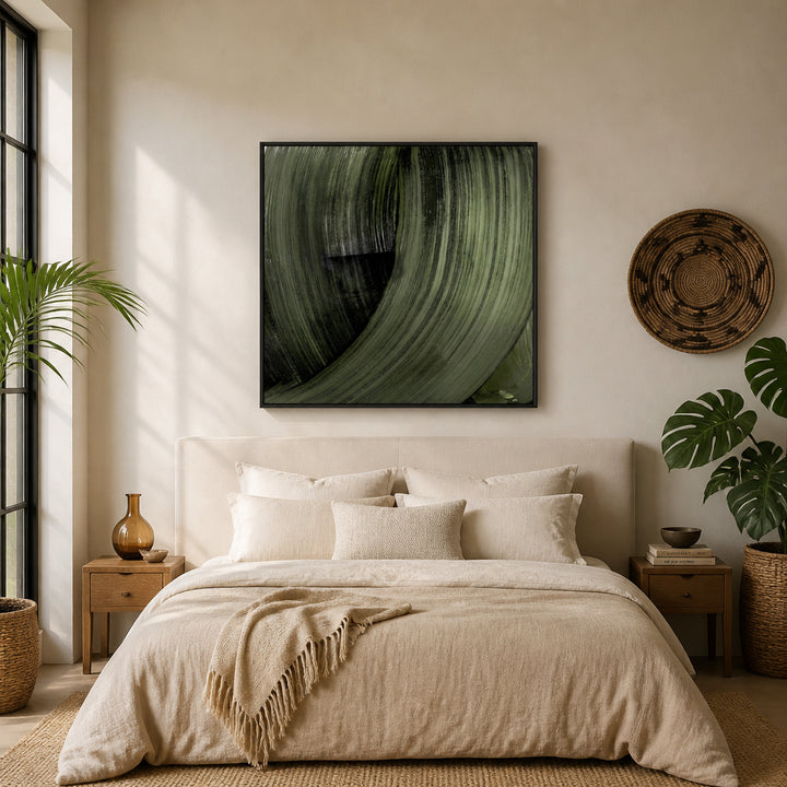 Room mockup featuring Sage Brush Art Print
