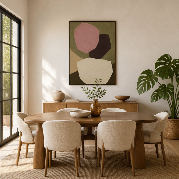 Room mockup featuring Tones Art Print