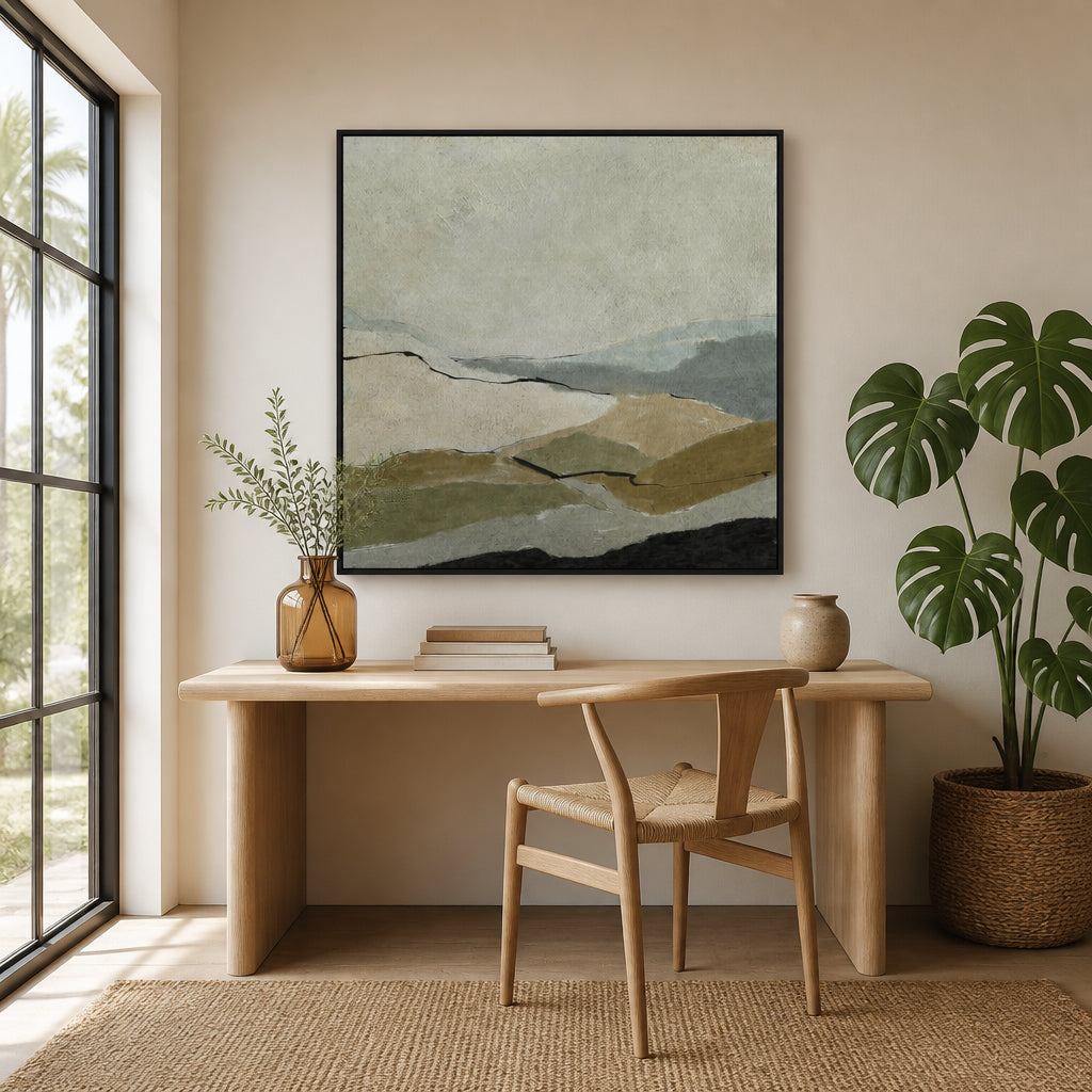 Room mockup featuring Unseen Landscape Art Print