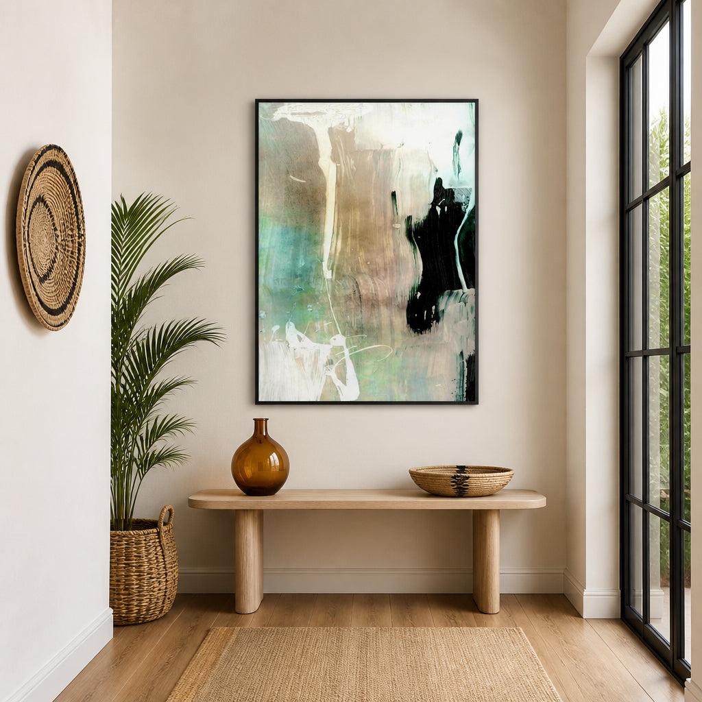 Room mockup featuring Verde 1 Art Print