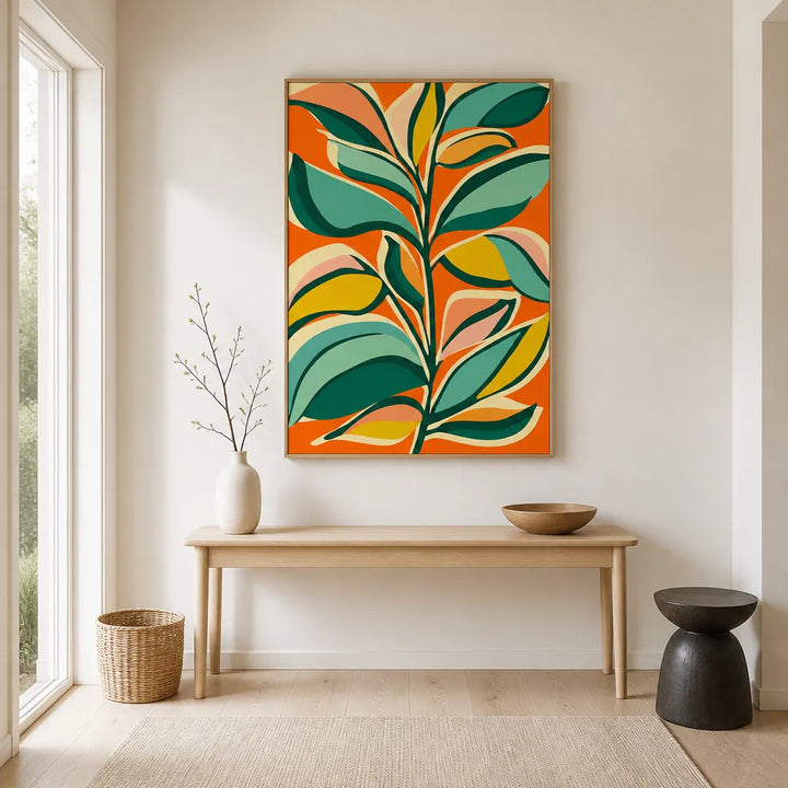 Room mockup featuring Celebration 2 Abstract Series Art Print