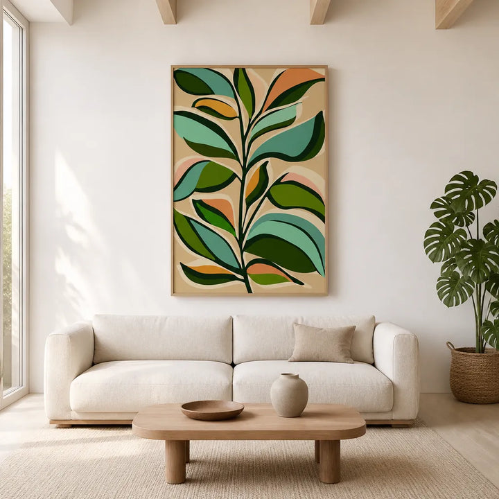 Room mockup featuring Celebration 3 Art Print