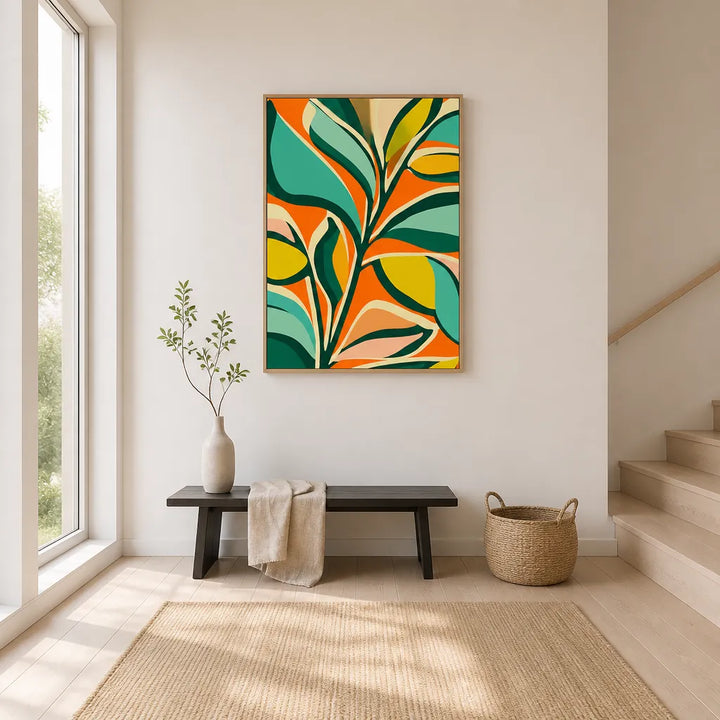 Room mockup featuring Celebration 5 Art Print