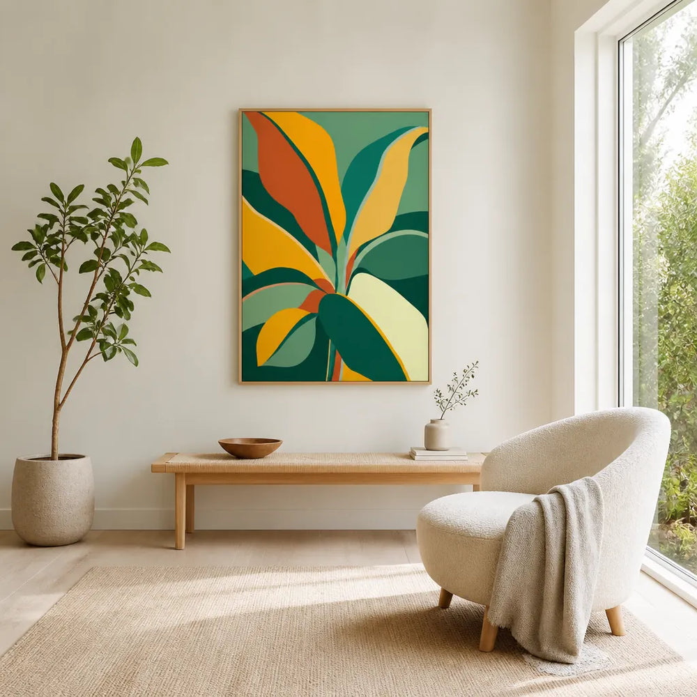 Room mockup featuring Island Beauty Art Print