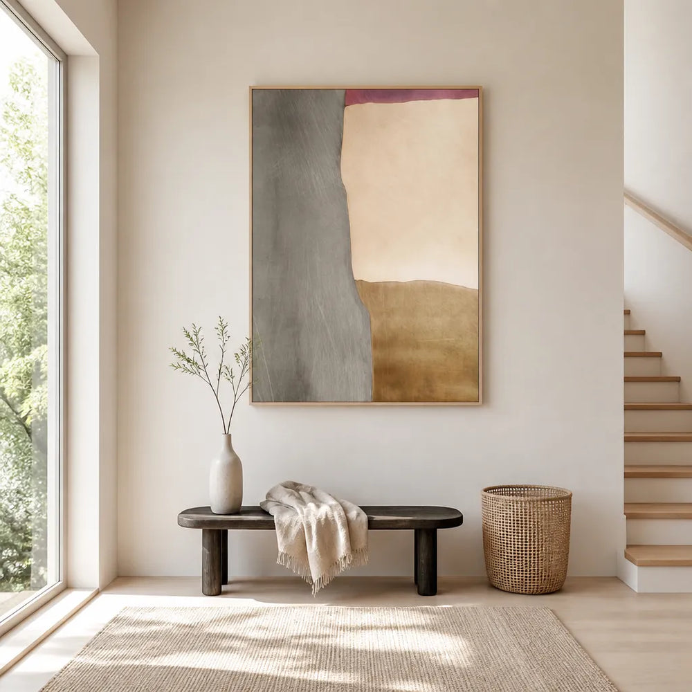 Room mockup featuring Organic Color Fields Art Print