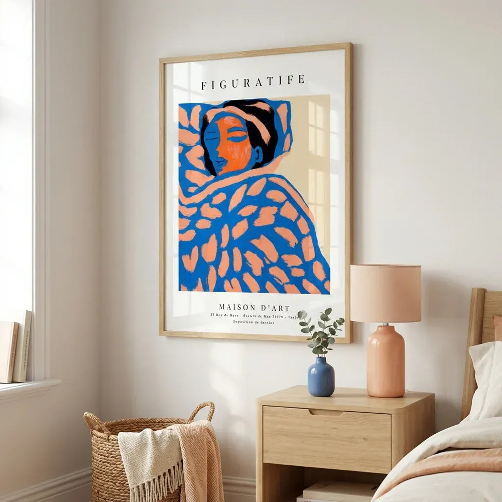 Room mockup featuring Poster Portrait Series 02 -  Art Print