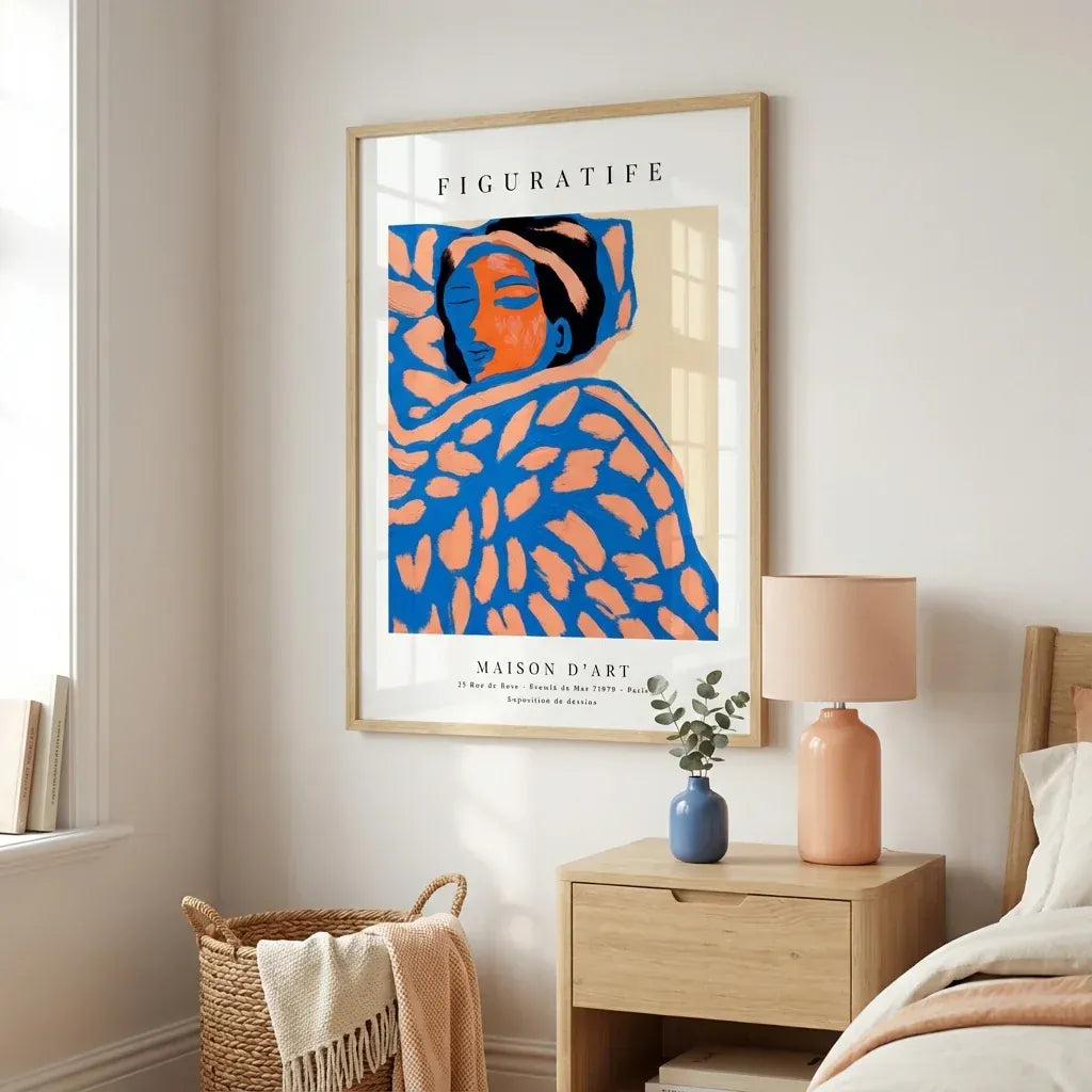 Poster Portrait Series 02 -  Art Print shown in a styled room